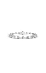 Load image into Gallery viewer, 4.25CTW Round Shaped Lab Grown Diamond Split Prong Eternity Ring in 14K Gold (F/VS)
