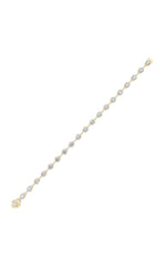 Load image into Gallery viewer, 4.25CTW Round Shaped Lab Grown Diamond Split Prong Eternity Ring in 14K Gold (F/VS)
