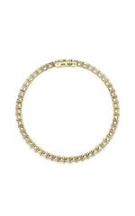 Load image into Gallery viewer, 12.5CTW Emerald Shaped Lab Grown Diamond (F/VS) East West Line Bracelet in 14K Gold
