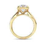 Load image into Gallery viewer, 3CTW Elongated Cushion Shaped Lab Grown Diamond (F/VS) Ring in 14K Yellow Gold
