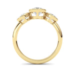 Load image into Gallery viewer, 2CTW Oval Shaped Lab Grown Diamond (F/VS) Ring in 14K Yellow Gold
