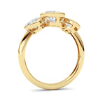 Load image into Gallery viewer, 2CTW Oval Shaped Lab Grown Diamond (F/VS) Ring in 14K Yellow Gold
