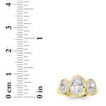 Load image into Gallery viewer, 2CTW Oval Shaped Lab Grown Diamond (F/VS) Ring in 14K Yellow Gold
