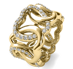 Load image into Gallery viewer, Heart Design Diamond Cigar Band
